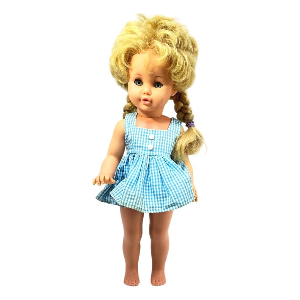 Schildkrot Crier Doll‎ 18 in Blonde 44 Turtle Mark W Germany Plastic Working